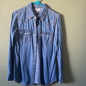 Wrangler Retro Blue Denim Top